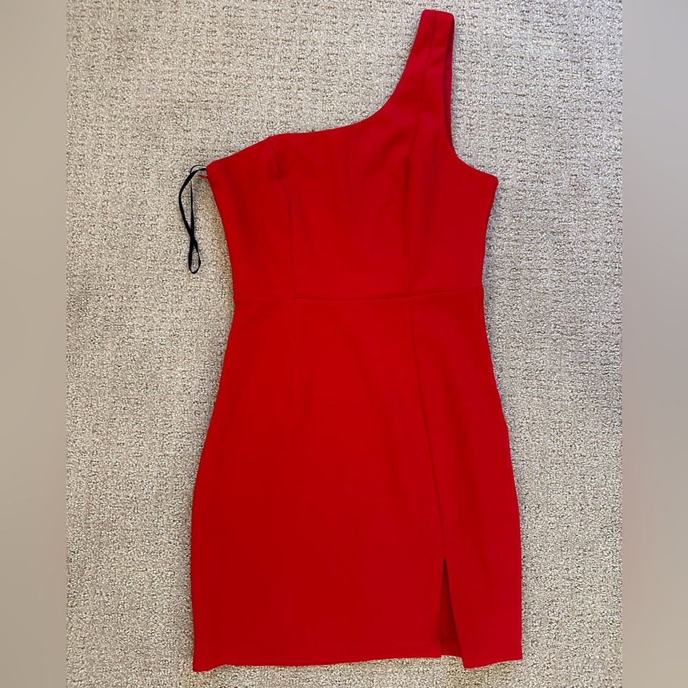Hello Molly one-shoulder mini dress, size 4